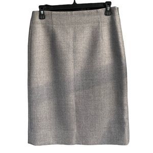 J. Crew Gray Wool Skirt Size 2